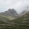 Le Capu Tafunatu (2335 m) et le col des Maures (2155 m)
