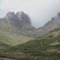 Le Capu Tafunatu (2335 m) et le col des Maures (2155 m)
