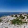 Île Riou et massif de Marseilleveyre depuis le Mont Puget